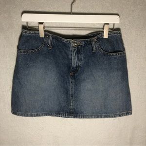 Aeropostale Sz 3/4 Juniors  Women's Distressed Jean Skirt